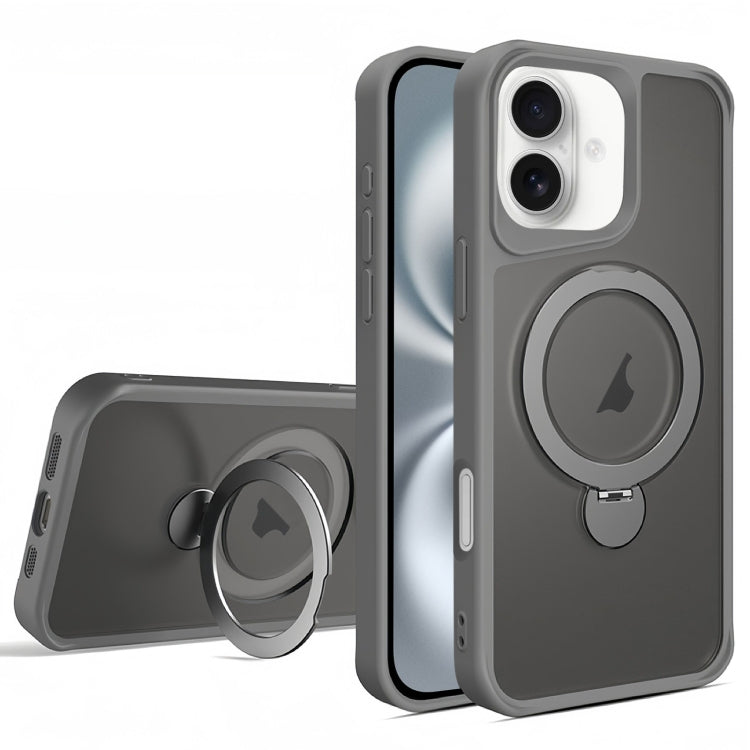 For iPhone 16 Invisible Fulcrum Holder MagSafe Phone Case