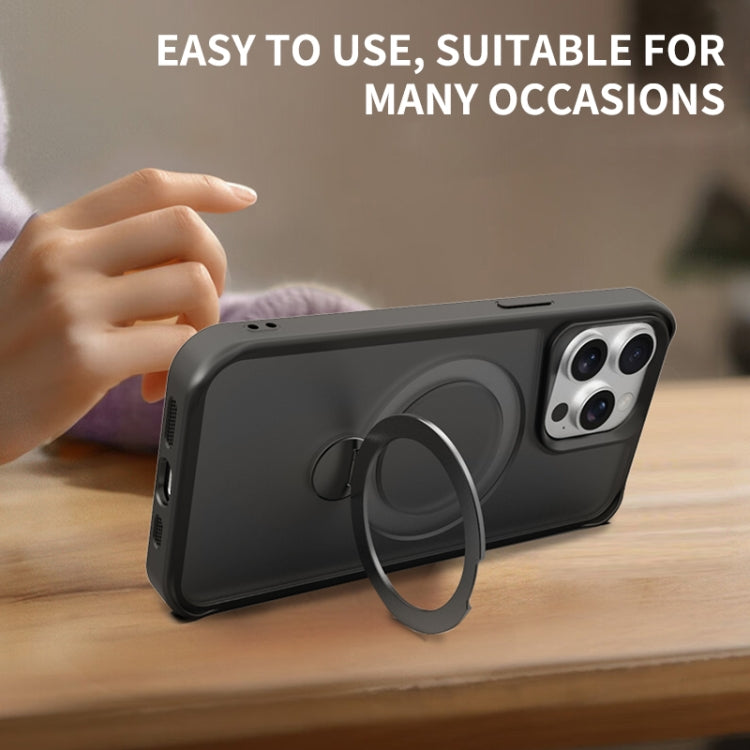 For iPhone 12 / 12 Pro Invisible Fulcrum Holder MagSafe Phone Case