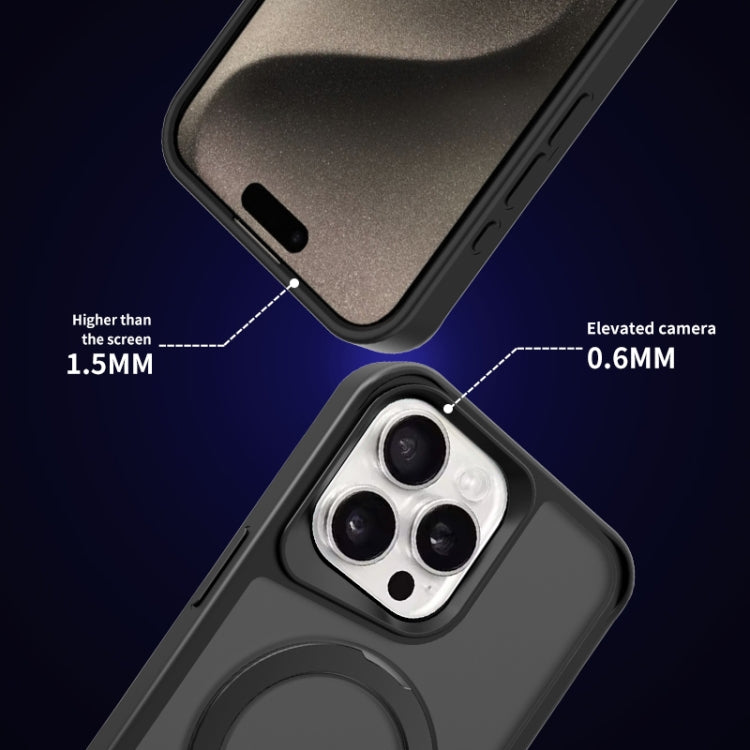 For iPhone 15 Pro Invisible Fulcrum Holder MagSafe Phone Case