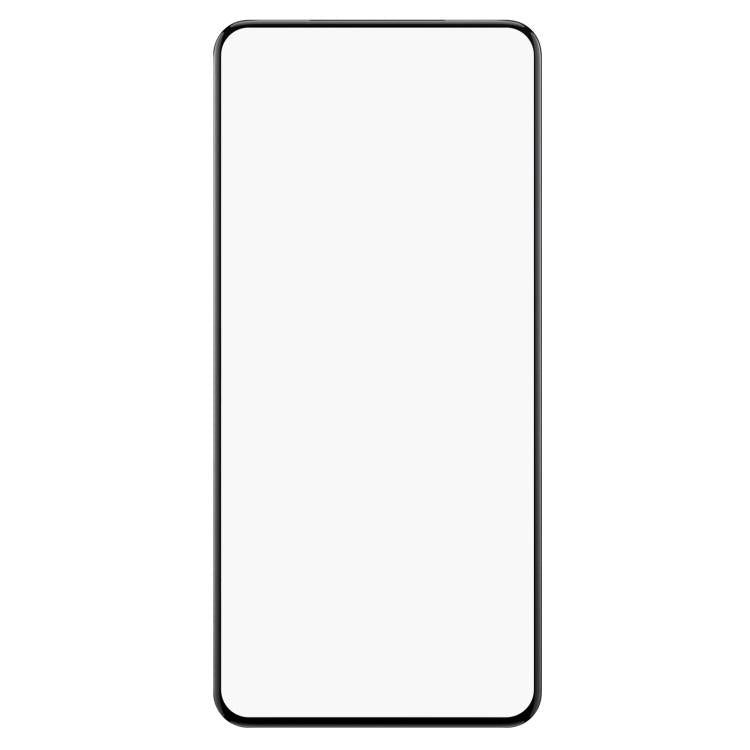 For vivo V50 Full Glue 9H HD 3D Curved Edge Tempered Glass Film - Black