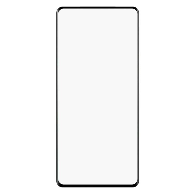 For vivo Y100 4G Full Glue 9H HD 3D Curved Edge Tempered Glass Film - Black