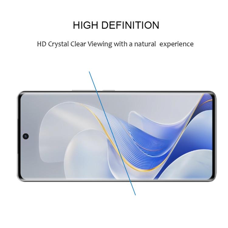 For vivo S19 Pro / V40 25pcs Full Glue 9H HD 3D Curved Edge Tempered Glass Film - Black