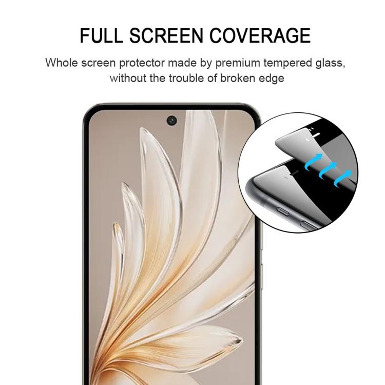 For vivo S20 Pro 25pcs Full Glue 9H HD 3D Curved Edge Tempered Glass Film - Black