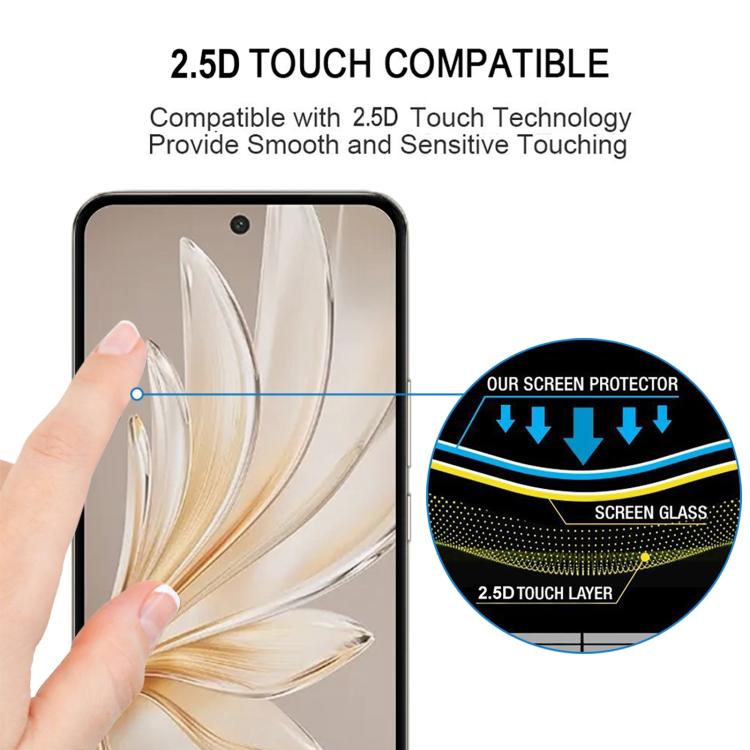 For vivo S20 Pro 25pcs Full Glue 9H HD 3D Curved Edge Tempered Glass Film - Black