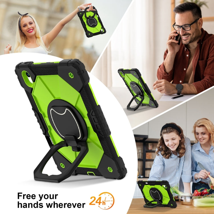 For Huawei Matepad 11.5 2023 Contrast Color Robot Silicone Hybrid PC Tablet Case