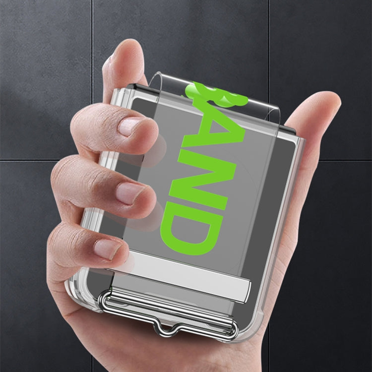 For Samsung Galaxy Z Flip6 GKK Clear Airbag Wristband Holder Phone Case