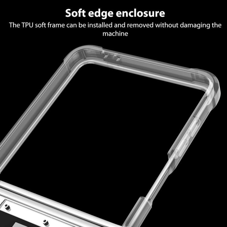 For Samsung Galaxy Z Flip7 5G GKK Clear Airbag Wristband Holder Phone Case