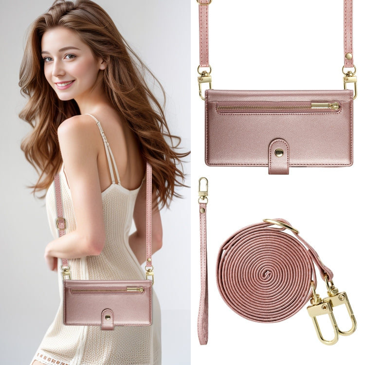For iPhone 14 Plus Nine Card-slot Zipper Wallet Bag Leather Phone Case