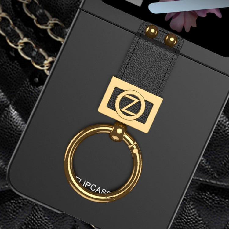 For Samsung Galaxy Z Flip6 / Flip7 FE GKK Integrated Ultra-thin Phone Case with Z Ring Holder