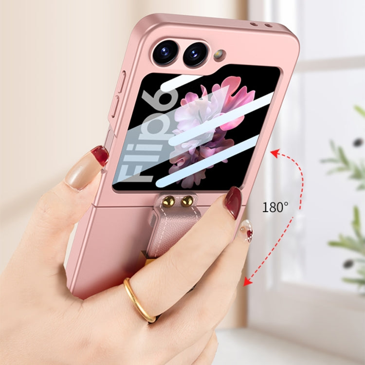 For Samsung Galaxy Z Flip6 / Flip7 FE GKK Integrated Ultra-thin Phone Case with Z Ring Holder