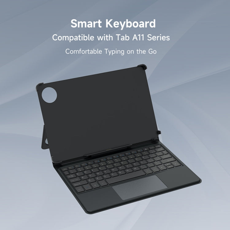 Ulefone Pogo Pin Smart Keyboard & Tablet Leather Case For Tab A11 Pro - Grey