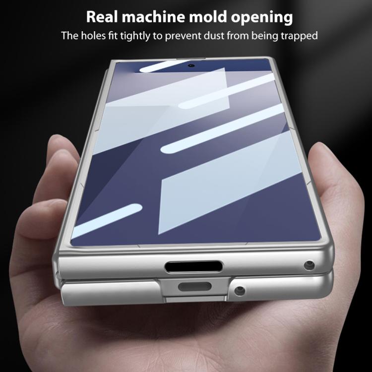 For Samsung Galaxy Z Fold7 5G GKK Integrated Ultra-thin Electroplating Lens Frame Phone Case
