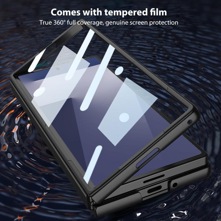 For Samsung Galaxy Z Fold7 5G GKK Integrated Ultra-thin Electroplating Lens Frame Phone Case