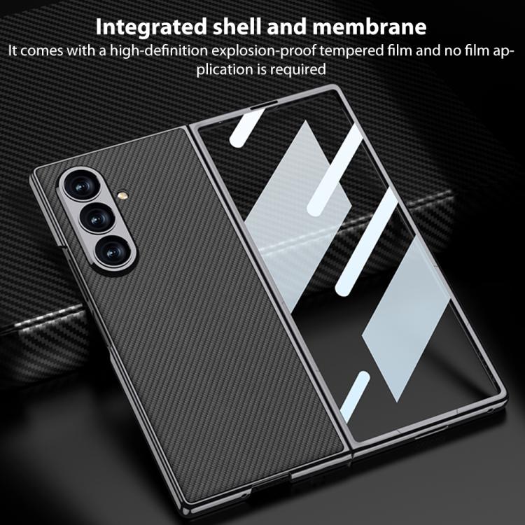 For Samsung Galaxy Z Fold7 5G GKK Integrated Plating Leather Full Coverage Phone Case