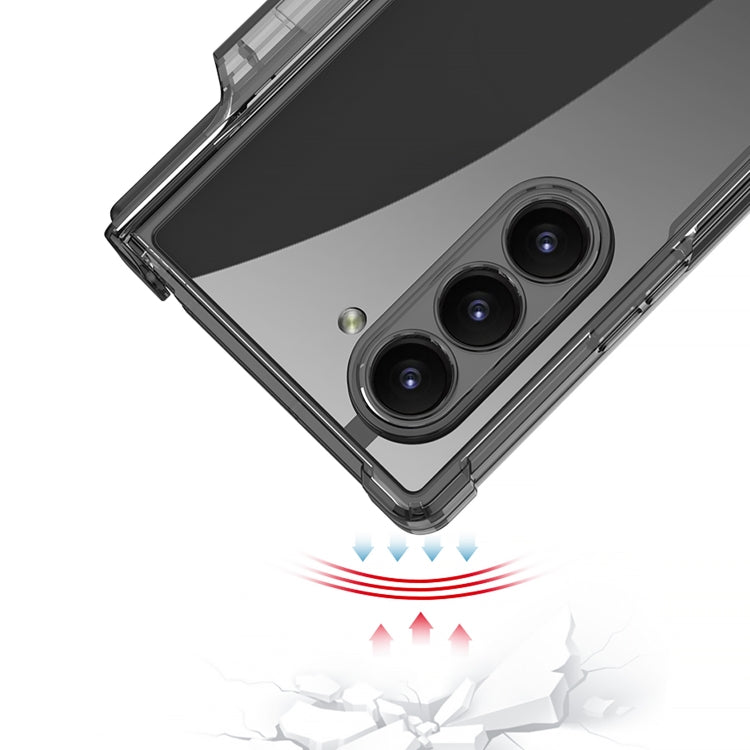For Samsung Galaxy Z Fold6 GKK Integrated Airbag Hinge Full Coverage Phone Case with Holder / Pen Box, Not Included Pen