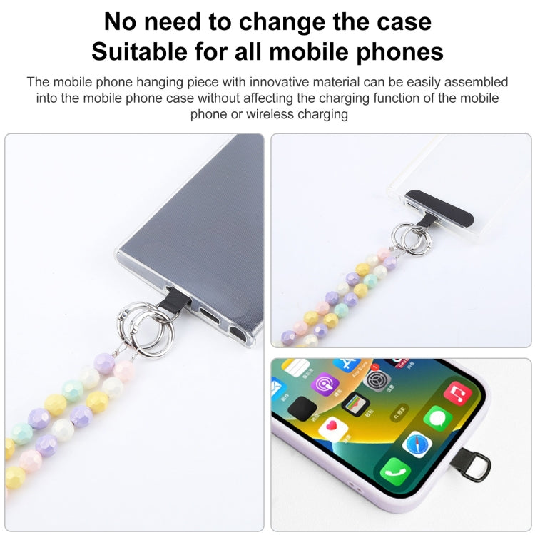 Mobile Phone Anti-lost Diamond Colored Bead Long Chain