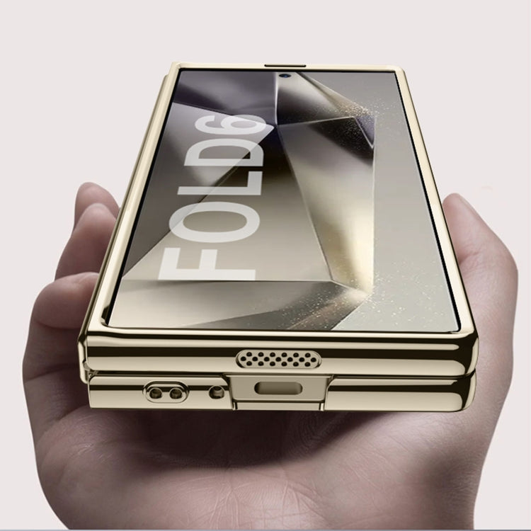 For Samsung Galaxy Z Fold6 GKK Big Hole Electroplating Phantom Full Coverage Phone Case