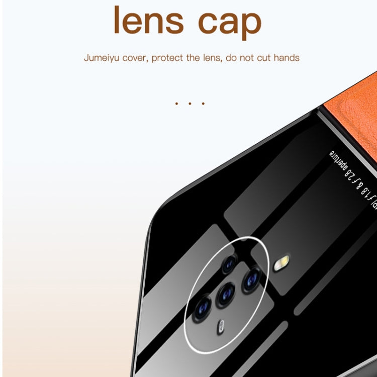 For Vivo S6 All-inclusive Leather + Organic Glass Phone Case with Metal Iron Sheet