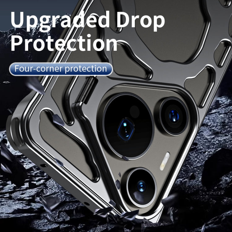 For Huawei Pura 70 Pro Auspicious Cloud Series MagSafe Metal Phone Case with Bracket