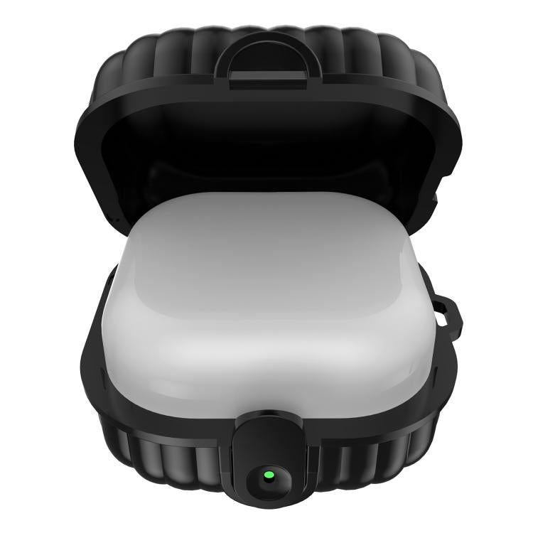 For Galaxy Buds4 / 4 Pro Shell Look Earbuds Box Protective Case with Security Lock