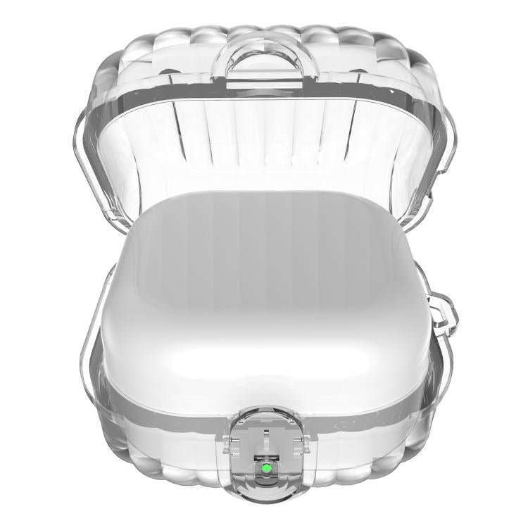 For Galaxy Buds Core 2025 Shell Look Earbuds Box Protective Case with Security Lock