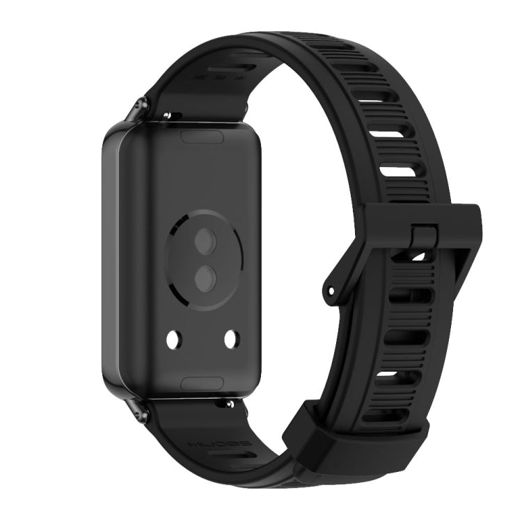 For Honor Band 10 / 9 MIJOBS Flat Hole Breathable TPU Watch Band