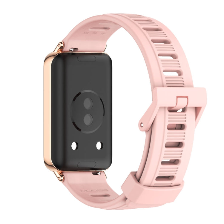 For Honor Band 10 / 9 MIJOBS Flat Hole Breathable TPU Watch Band