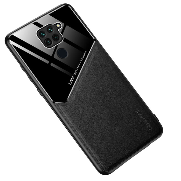 For Xiaomi Redmi 10X 4G All-inclusive Leather + Organic Glass Phone Case with Metal Iron Sheet