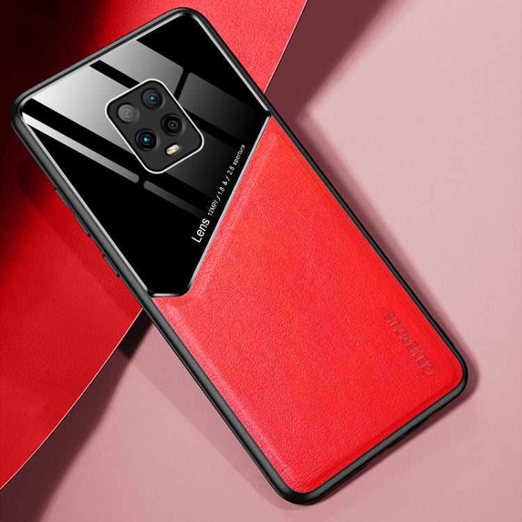 For Xiaomi Redmi 10X Pro 5G All-inclusive Leather + Organic Glass Phone Case with Metal Iron Sheet