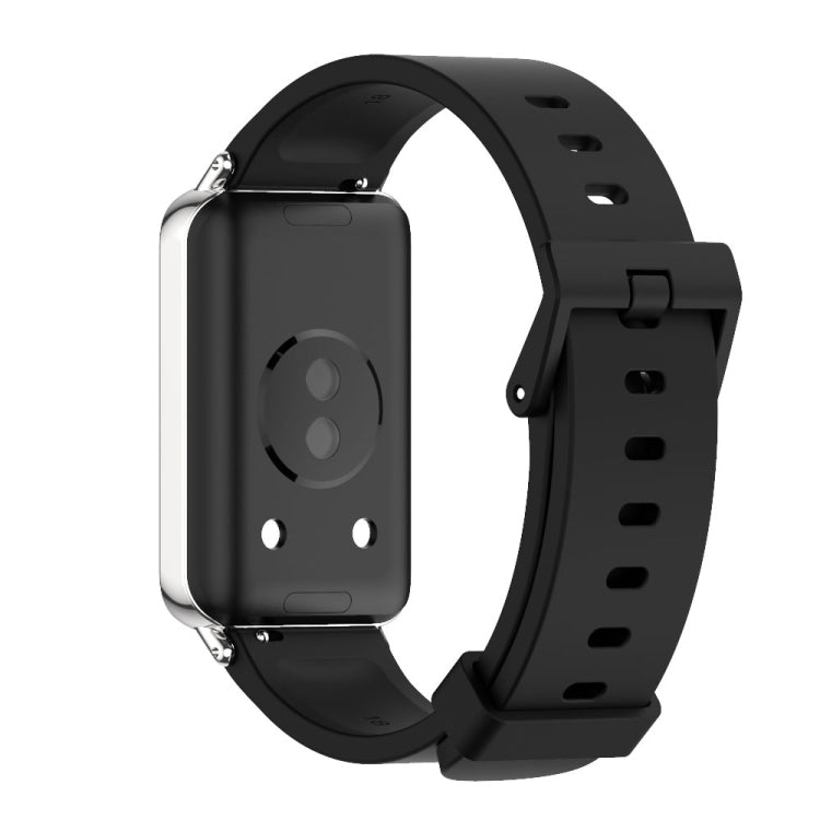 For Honor Band 10 / 9 MIJOBS Solid Color Silicone Watch Band