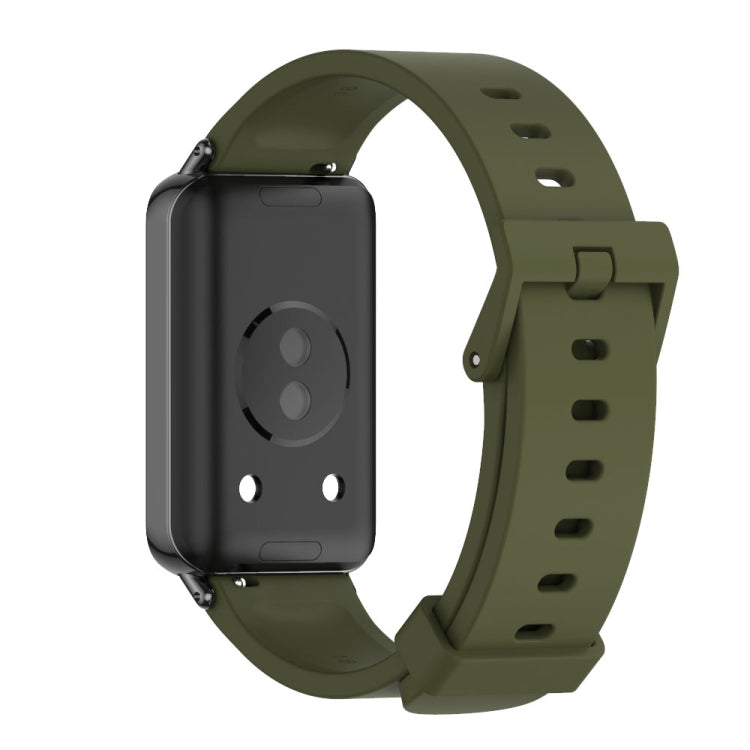 For Honor Band 10 / 9 MIJOBS Solid Color Silicone Watch Band