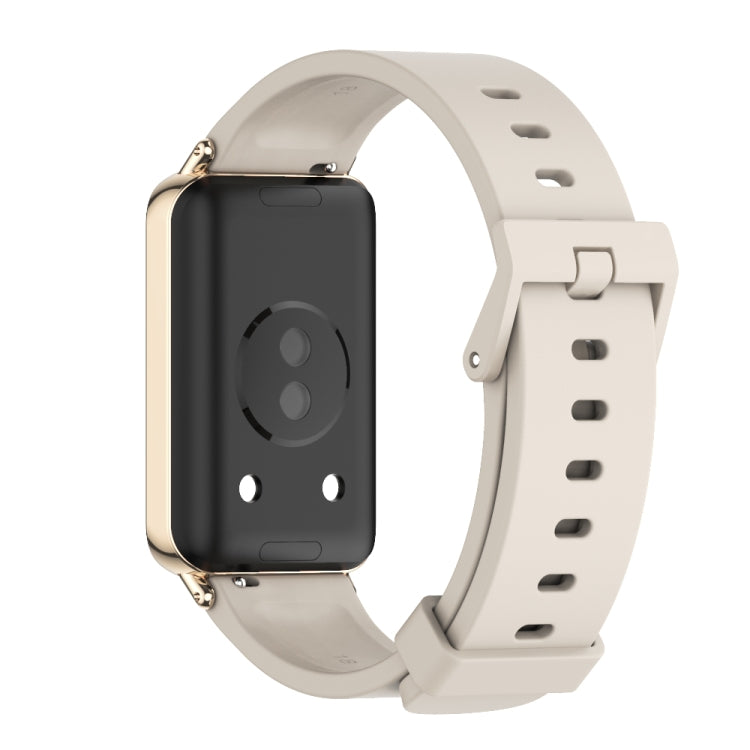 For Honor Band 10 / 9 MIJOBS Solid Color Silicone Watch Band