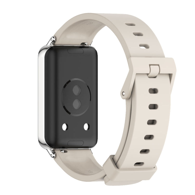 For Honor Band 10 / 9 MIJOBS Solid Color Silicone Watch Band