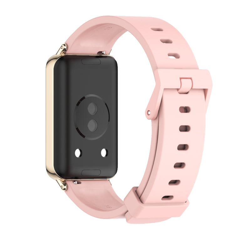 For Honor Band 10 / 9 MIJOBS Solid Color Silicone Watch Band