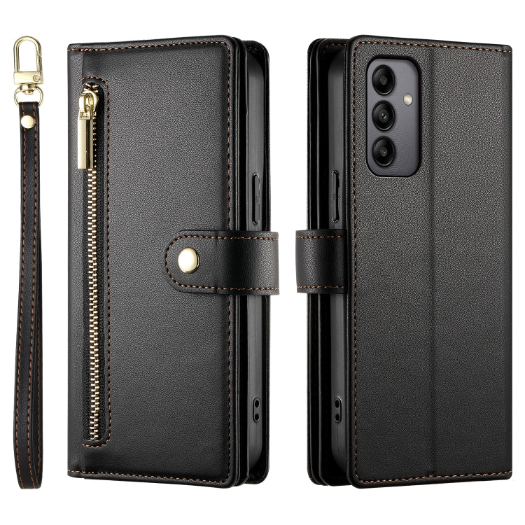 For Samsung Galaxy A05s Nine Card-slot Zipper Wallet Bag Leather Phone Case