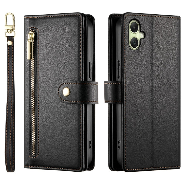 For Samsung Galaxy A06 / A07 4G Nine Card-slot Zipper Wallet Bag Leather Phone Case