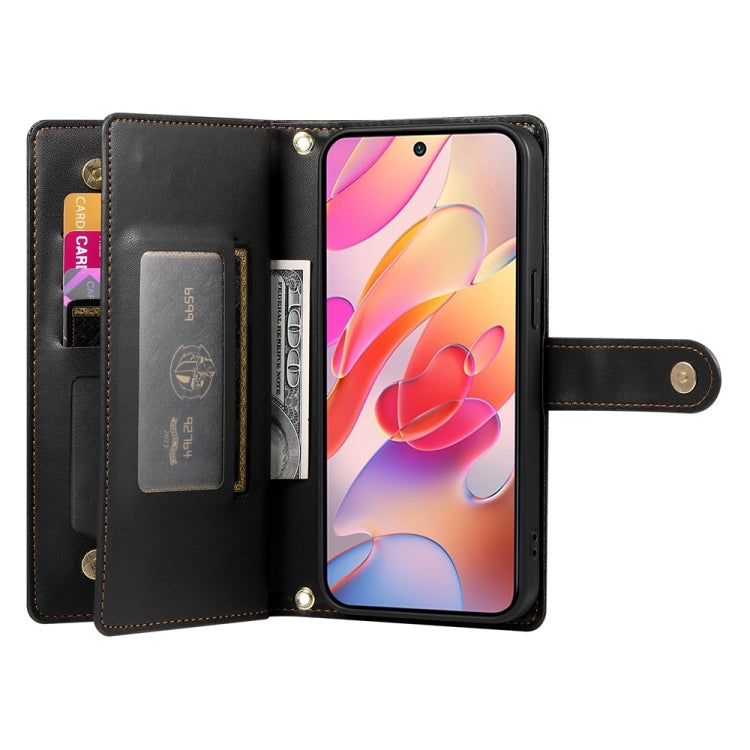 For Samsung Galaxy A36 Nine Card-slot Zipper Wallet Bag Leather Phone Case