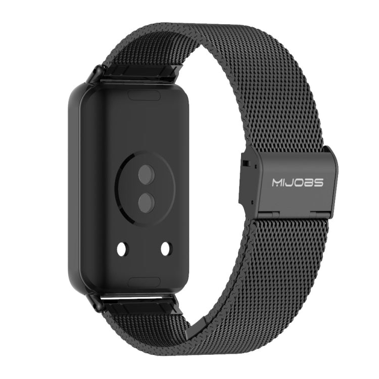 For Honor Band 10 / 9 MIJOBS Milan Buckle Stainless Steel Watch Band