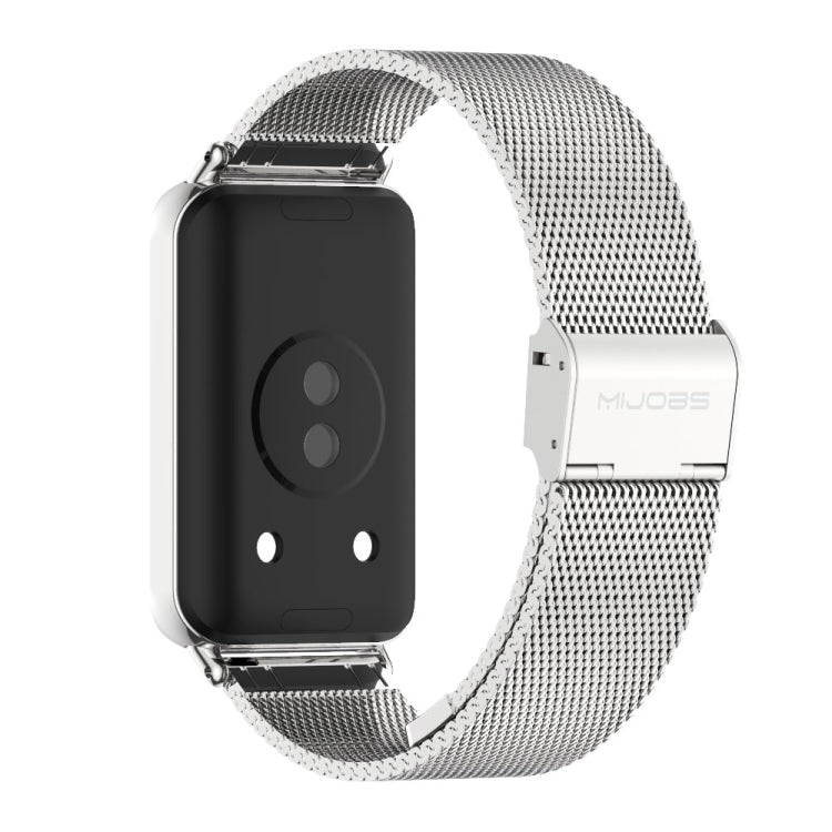 For Honor Band 10 / 9 MIJOBS Milan Buckle Stainless Steel Watch Band