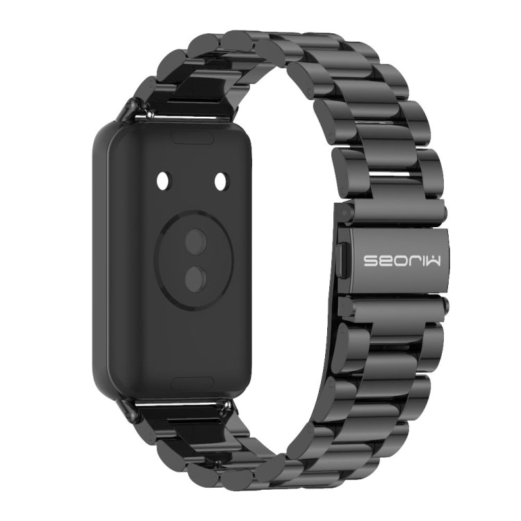 For Honor Band 10 / 9 MIJOBS Three-Beads Stainless Steel Watch Band