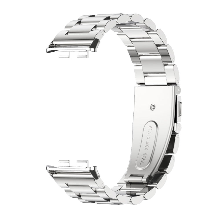 For Honor Band 10 / 9 MIJOBS Three-Beads Stainless Steel Watch Band