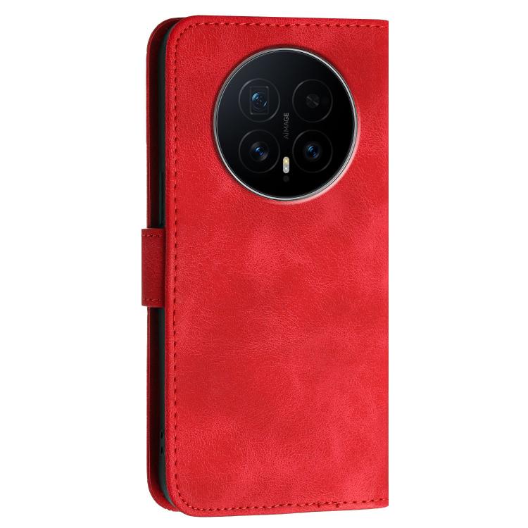 For Honor Magic8 Grid Butterfly Embossed Pattern Leather Phone Case with Lanyard