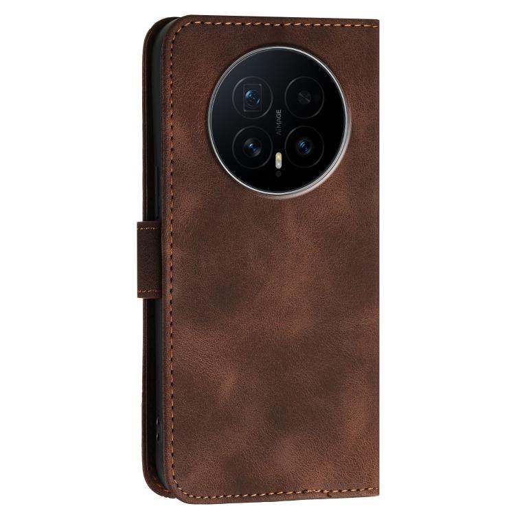 For Honor Magic8 Grid Butterfly Embossed Pattern Leather Phone Case with Lanyard