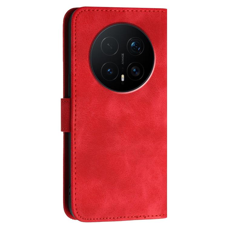 For Honor Magic8 Pro Grid Butterfly Embossed Pattern Leather Phone Case with Lanyard