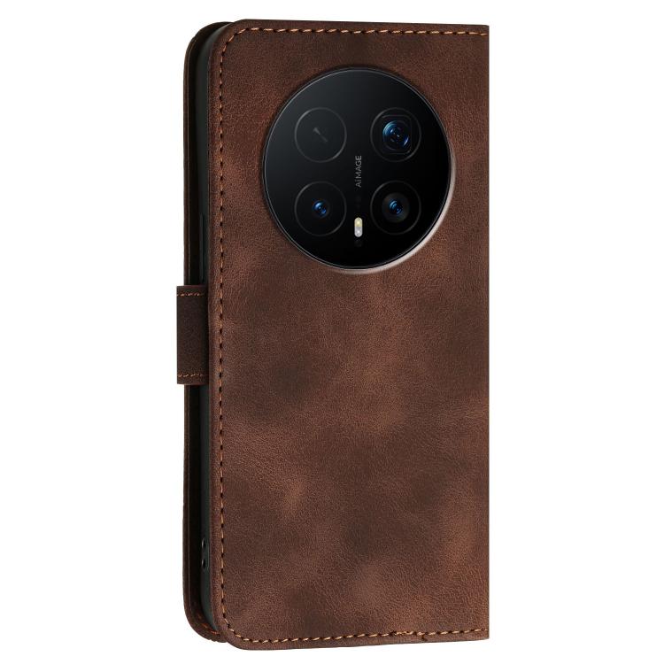 For Honor Magic8 Pro Grid Butterfly Embossed Pattern Leather Phone Case with Lanyard