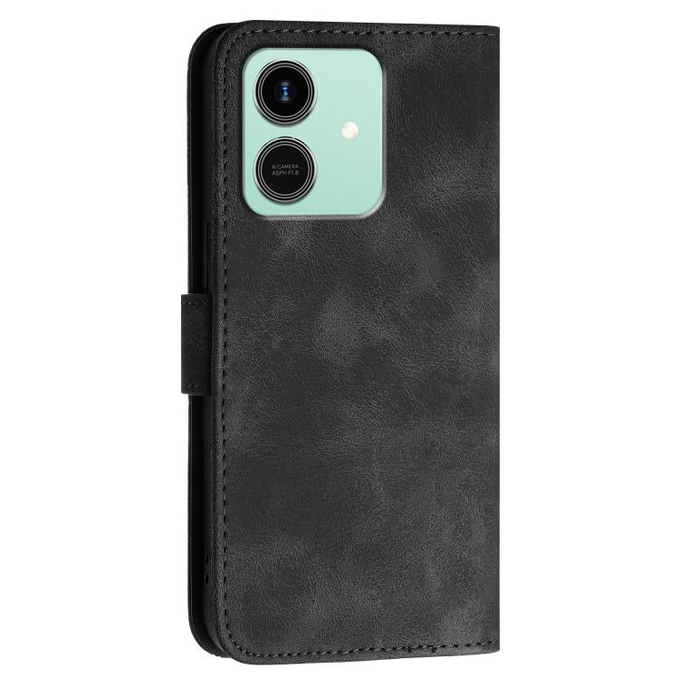 For Honor Play10 4G Grid Butterfly Embossed Pattern Leather Phone Case with Lanyard
