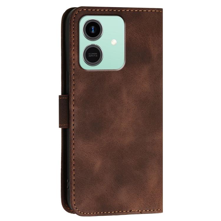 For Honor Play10 4G Grid Butterfly Embossed Pattern Leather Phone Case with Lanyard