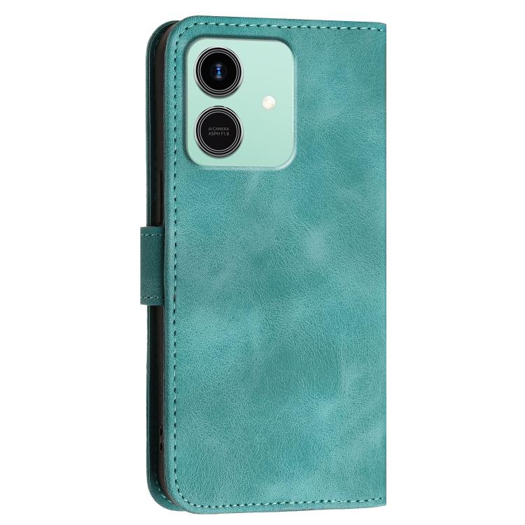 For Honor Play10 4G Grid Butterfly Embossed Pattern Leather Phone Case with Lanyard
