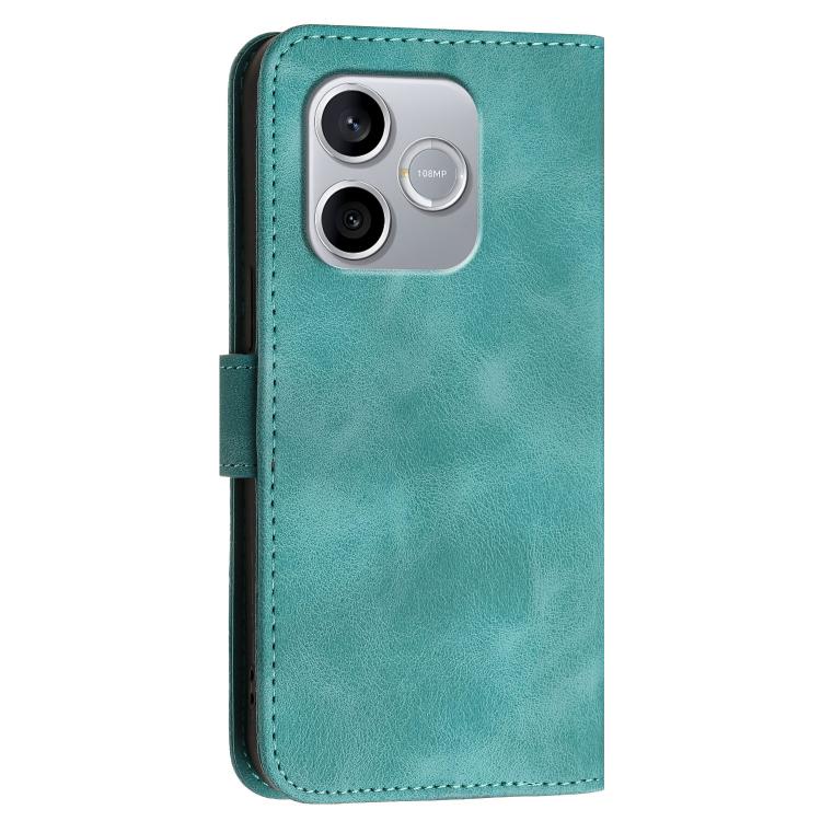 For Honor 600 Lite Global Grid Butterfly Embossed Pattern Leather Phone Case with Lanyard
