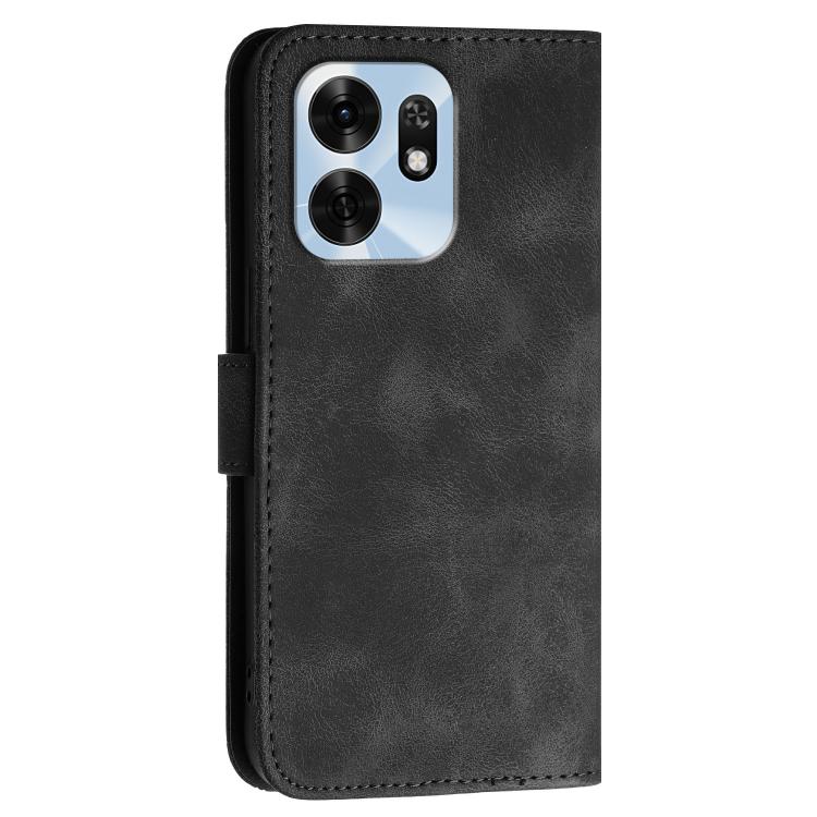 For Honor Play 60A 5G Grid Butterfly Embossed Pattern Leather Phone Case with Lanyard